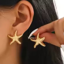 Boucles d'Oreilles Étoile de Mer : Chic & Estival