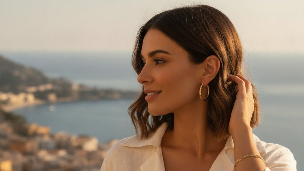 Vos boucles d'oreilles, votre signature.